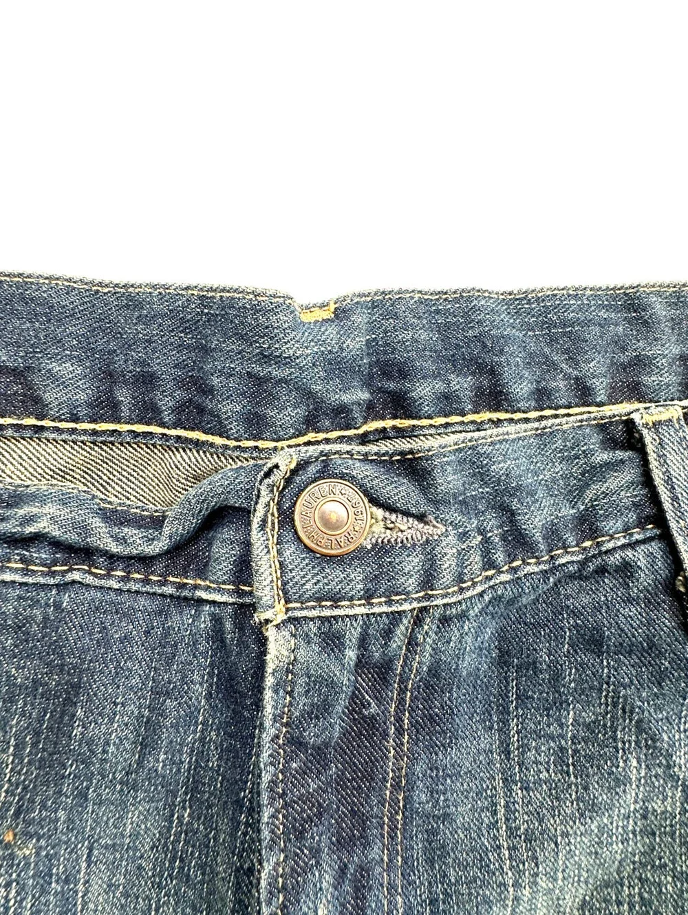 Polo Ralph Lauren Men's Straight Leg Denim Jeans Medium Wash Size 38 X 32
